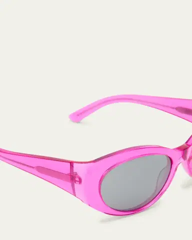 Balenciaga BB0267S Round Acetate Sunglasses | Thumbnail 4 Balenciaga BB0267S Round Acetate Sunglasses | Thumbnail 4
