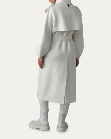 Mackage Ceyla Belted Handmade Double-Face Virgin Wool Coat | Thumbnail 3 Mackage Ceyla Belted Handmade Double-Face Virgin Wool Coat | Thumbnail 3