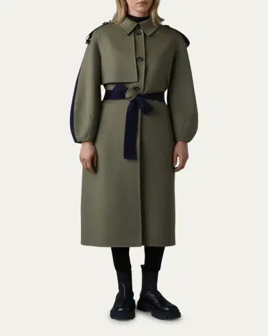 Mackage Ceyla Belted Handmade Double-Face Virgin Wool Coat | Thumbnail 6 Mackage Ceyla Belted Handmade Double-Face Virgin Wool Coat | Thumbnail 6