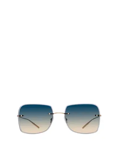 BARTON PERREIRA Sharona Blue Titanium Acetate Square Sunglasses | Thumbnail 1 BARTON PERREIRA Sharona Blue Titanium Acetate Square Sunglasses | Thumbnail 1