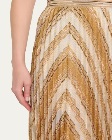 Missoni Pleated Brocade Midi Skirt | Thumbnail 5 Missoni Pleated Brocade Midi Skirt | Thumbnail 5