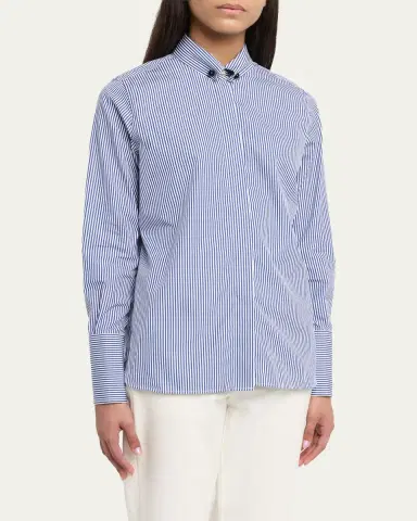 Nackiyé Saville Striped Cotton Shirt | Thumbnail 4 Nackiyé Saville Striped Cotton Shirt | Thumbnail 4