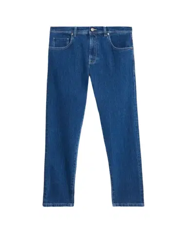 Cesare Attolini Men's Dark-Wash Denim Slim Straight-Leg Jeans | Thumbnail 1 Cesare Attolini Men's Dark-Wash Denim Slim Straight-Leg Jeans | Thumbnail 1