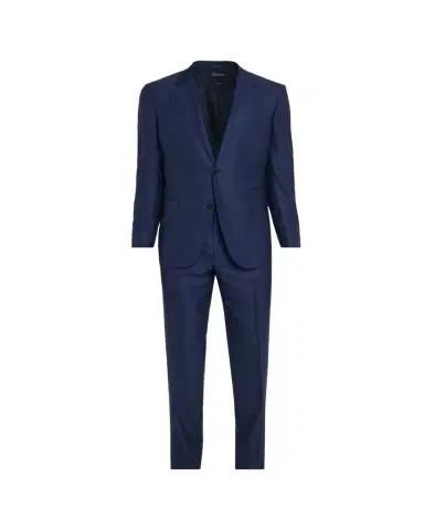 ZEGNA Men's Tonal Prince of Wales Plaid Wool Two-Piece Suit | Thumbnail 1 ZEGNA Men's Tonal Prince of Wales Plaid Wool Two-Piece Suit | Thumbnail 1