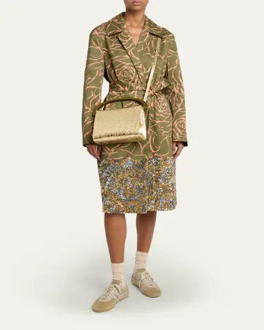 Dries Van Noten Croc-Embossed Leather Top-Handle Bag | Thumbnail 5 Dries Van Noten Croc-Embossed Leather Top-Handle Bag | Thumbnail 5