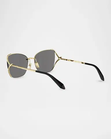 BVLGARI Serpenti Viper 56mm Butterfly Sunglasses | Thumbnail 4 BVLGARI Serpenti Viper 56mm Butterfly Sunglasses | Thumbnail 4