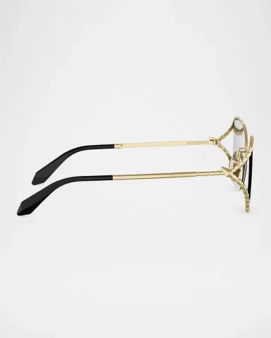 BVLGARI Serpenti Viper 56mm Butterfly Sunglasses | Thumbnail 6 BVLGARI Serpenti Viper 56mm Butterfly Sunglasses | Thumbnail 6