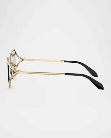 BVLGARI Serpenti Viper 56mm Butterfly Sunglasses | Thumbnail 7 BVLGARI Serpenti Viper 56mm Butterfly Sunglasses | Thumbnail 7