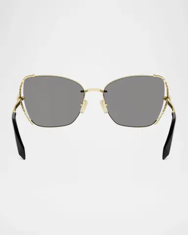 BVLGARI Serpenti Viper 56mm Butterfly Sunglasses | Thumbnail 9 BVLGARI Serpenti Viper 56mm Butterfly Sunglasses | Thumbnail 9