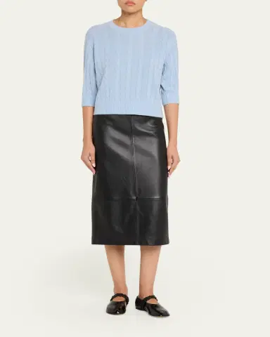 Marc Jacobs Open Back Bow Cable Sweater | Thumbnail 2 Marc Jacobs Open Back Bow Cable Sweater | Thumbnail 2
