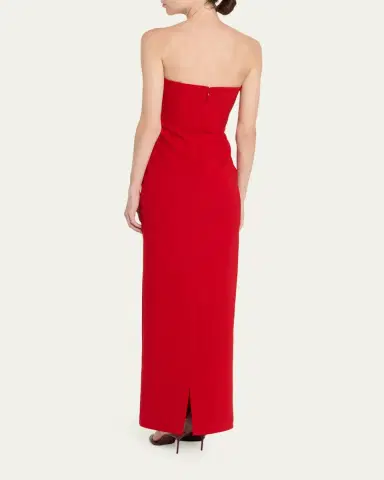 The New Arrivals by Ilkyaz Ozel Noa Strapless Plunging Column Gown | Thumbnail 3 The New Arrivals by Ilkyaz Ozel Noa Strapless Plunging Column Gown | Thumbnail 3