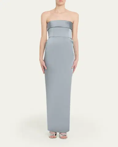 The New Arrivals by Ilkyaz Ozel Rhea Strapless Column Gown | Thumbnail 2 The New Arrivals by Ilkyaz Ozel Rhea Strapless Column Gown | Thumbnail 2