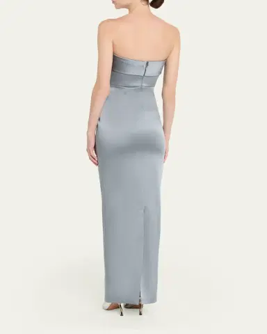 The New Arrivals by Ilkyaz Ozel Rhea Strapless Column Gown | Thumbnail 3 The New Arrivals by Ilkyaz Ozel Rhea Strapless Column Gown | Thumbnail 3