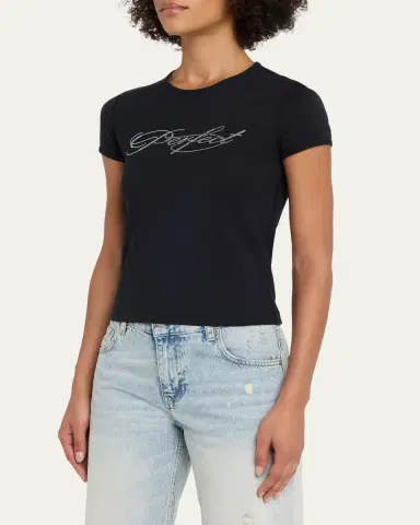 Marc Jacobs Perfect Shrunken T-Shirt | Thumbnail 5 Marc Jacobs Perfect Shrunken T-Shirt | Thumbnail 5