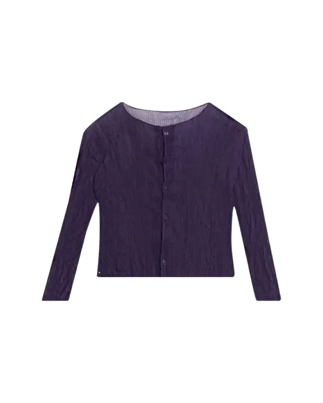 Twisted Chiffon Plisse Cardigan Twisted Chiffon Plisse Cardigan