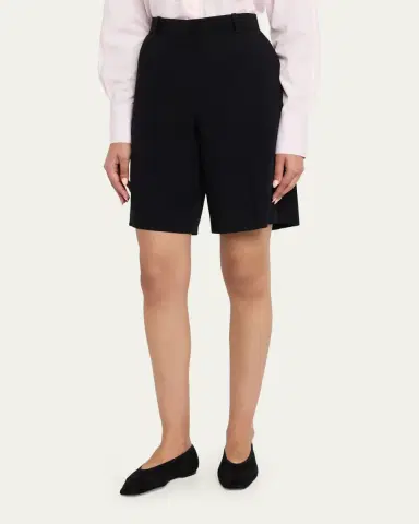 Toteme Wide Fluid Shorts | Thumbnail 4 Toteme Wide Fluid Shorts | Thumbnail 4
