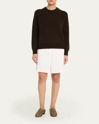 The Row Noval Cashmere Crewneck Sweater | Thumbnail 2 The Row Noval Cashmere Crewneck Sweater | Thumbnail 2