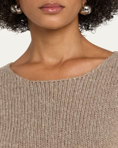THE ROW Nitha Cashmere Knit Crewneck Sweater | Thumbnail 5 THE ROW Nitha Cashmere Knit Crewneck Sweater | Thumbnail 5
