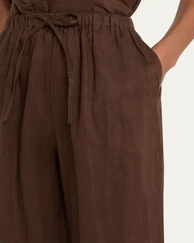 AEXAE Drawstring Linen Pants | Thumbnail 5 AEXAE Drawstring Linen Pants | Thumbnail 5