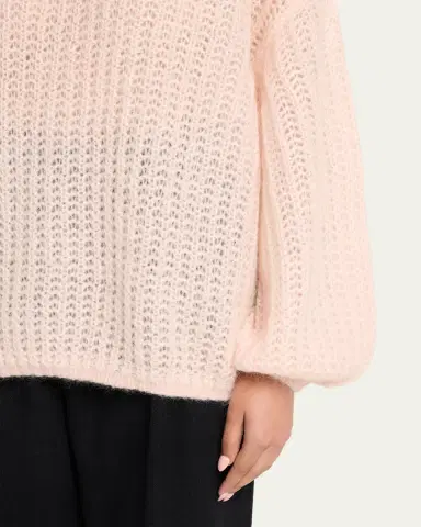 Toteme Puffed Mohair Knit Balloon-Sleeve Sweater | Thumbnail 5 Toteme Puffed Mohair Knit Balloon-Sleeve Sweater | Thumbnail 5