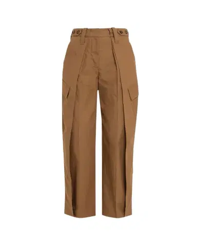 Stella McCartney Layered Washed Cotton Straight-Leg Cargo Pants | Thumbnail 1 Stella McCartney Layered Washed Cotton Straight-Leg Cargo Pants | Thumbnail 1