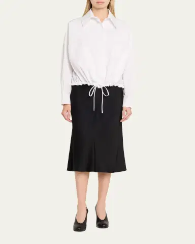Stella McCartney Poplin Sporty Bomber Jacket | Thumbnail 2 Stella McCartney Poplin Sporty Bomber Jacket | Thumbnail 2