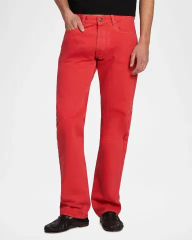 Versace Five-Pocket Straight Jeans | Thumbnail 4 Versace Five-Pocket Straight Jeans | Thumbnail 4