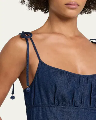 Zimmermann Mahon Broderie Denim Picnic Dress | Thumbnail 5 Zimmermann Mahon Broderie Denim Picnic Dress | Thumbnail 5