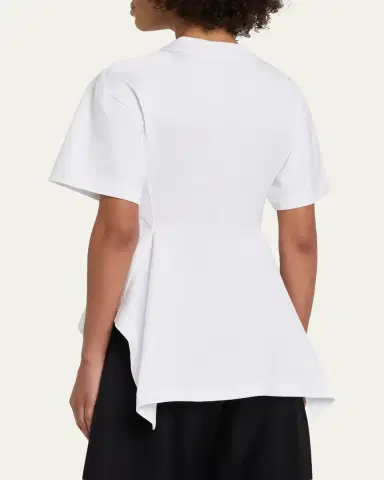 Alaïa Panelled Short-Sleeve Top | Thumbnail 3 Alaïa Panelled Short-Sleeve Top | Thumbnail 3
