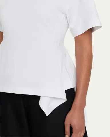 Alaïa Panelled Short-Sleeve Top | Thumbnail 5 Alaïa Panelled Short-Sleeve Top | Thumbnail 5