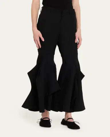 Comme des Garçons Wool Sculptural Flare Pants | Thumbnail 4 Comme des Garçons Wool Sculptural Flare Pants | Thumbnail 4