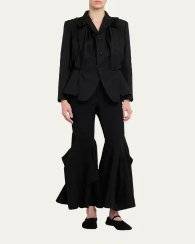 Comme des Garçons Draped Single-Breasted Blazer | Thumbnail 2 Comme des Garçons Draped Single-Breasted Blazer | Thumbnail 2