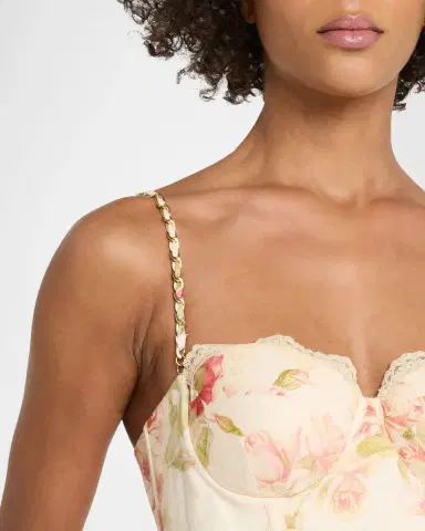Zimmermann Roselight Corset Midi Dress | Thumbnail 9 Zimmermann Roselight Corset Midi Dress | Thumbnail 9