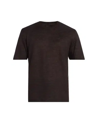 ZEGNA Men's Linen Crewneck T-Shirt | Thumbnail 1 ZEGNA Men's Linen Crewneck T-Shirt | Thumbnail 1