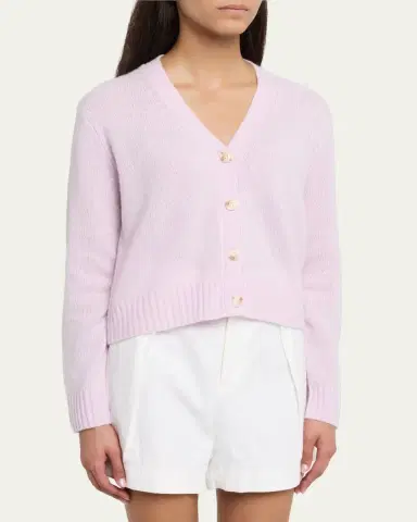 Lisa Yang Marionette Cashmere-Silk V-Neck Cardigan | Thumbnail 4 Lisa Yang Marionette Cashmere-Silk V-Neck Cardigan | Thumbnail 4