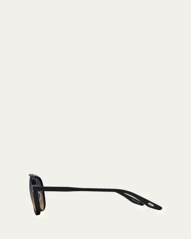BARTON PERREIRA Hartmann 55mm Acetate Aviator Sunglasses | Thumbnail 3 BARTON PERREIRA Hartmann 55mm Acetate Aviator Sunglasses | Thumbnail 3