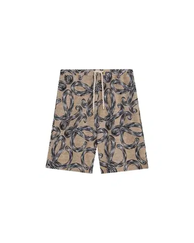 LOEWE x Paula's Ibiza Men's Cotton-Terry Logo Script Shorts | Thumbnail 1 LOEWE x Paula's Ibiza Men's Cotton-Terry Logo Script Shorts | Thumbnail 1