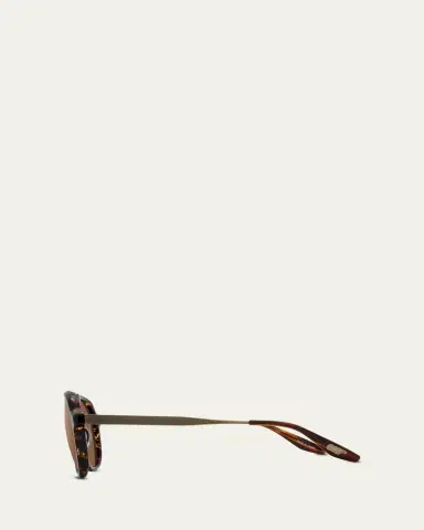 Barton Perreira 007 Vedretta Acetate Aviator Sunglasses | Thumbnail 3 Barton Perreira 007 Vedretta Acetate Aviator Sunglasses | Thumbnail 3