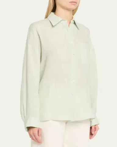 TWP Something Borrowed Linen Shirt | Thumbnail 4 TWP Something Borrowed Linen Shirt | Thumbnail 4