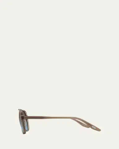 BARTON PERREIRA Hartmann 55mm Acetate Aviator Sunglasses | Thumbnail 3 BARTON PERREIRA Hartmann 55mm Acetate Aviator Sunglasses | Thumbnail 3