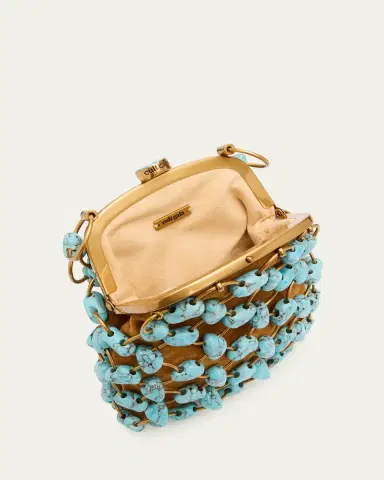 Cult Gaia Brielle Caged Suede Top-Handle Bag | Thumbnail 4 Cult Gaia Brielle Caged Suede Top-Handle Bag | Thumbnail 4