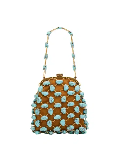 Cult Gaia Brielle Caged Suede Top-Handle Bag | Thumbnail 1 Cult Gaia Brielle Caged Suede Top-Handle Bag | Thumbnail 1