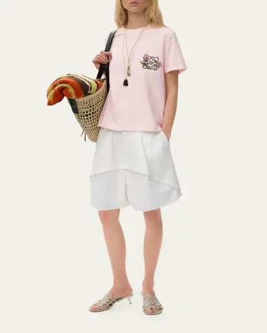 LOEWE x Paula's Ibiza Panelled Cotton Denim Shorts | Thumbnail 2 LOEWE x Paula's Ibiza Panelled Cotton Denim Shorts | Thumbnail 2