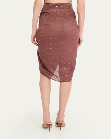 Zimmermann Woven Metallic Pareo Coverup | Thumbnail 3 Zimmermann Woven Metallic Pareo Coverup | Thumbnail 3