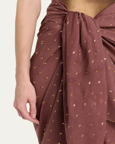 Zimmermann Woven Metallic Pareo Coverup | Thumbnail 5 Zimmermann Woven Metallic Pareo Coverup | Thumbnail 5