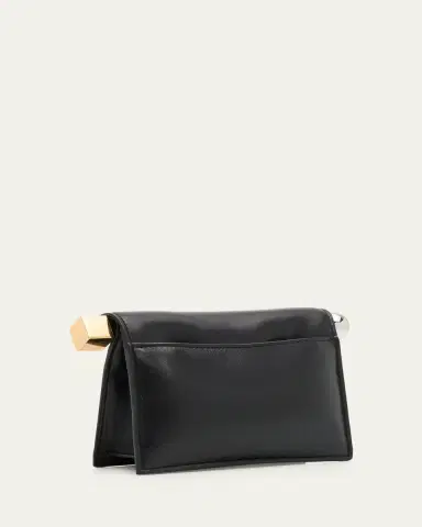 Jacquemus Rolled-Top Rond Carre Leather Clutch Bag | Thumbnail 2 Jacquemus Rolled-Top Rond Carre Leather Clutch Bag | Thumbnail 2