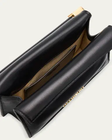 Jacquemus Rolled-Top Rond Carre Leather Clutch Bag | Thumbnail 3 Jacquemus Rolled-Top Rond Carre Leather Clutch Bag | Thumbnail 3