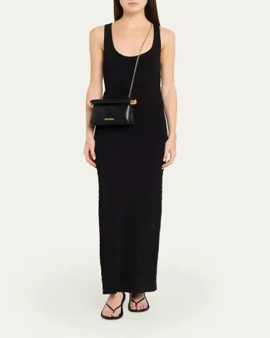 Jacquemus Rolled-Top Rond Carre Leather Clutch Bag | Thumbnail 5 Jacquemus Rolled-Top Rond Carre Leather Clutch Bag | Thumbnail 5