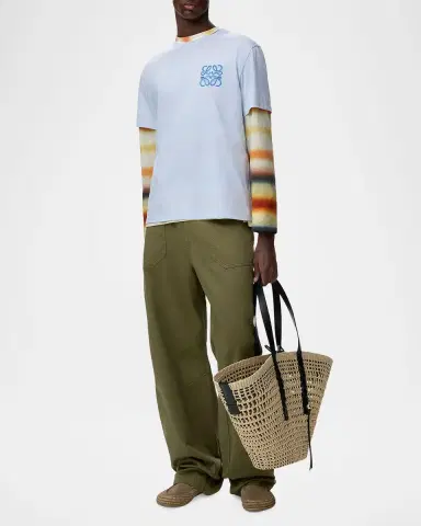 LOEWE x Paula's Ibiza Men's Embroidered Logo T-Shirt | Thumbnail 6 LOEWE x Paula's Ibiza Men's Embroidered Logo T-Shirt | Thumbnail 6