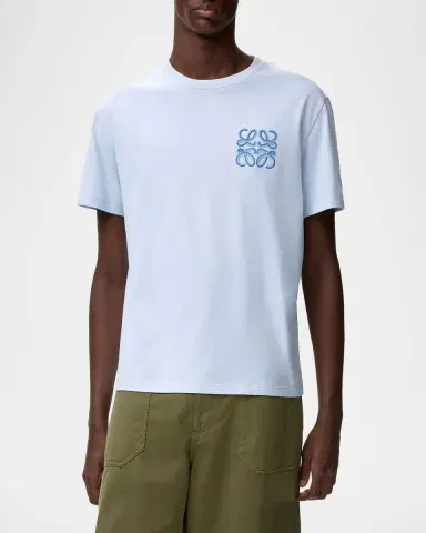 LOEWE x Paula's Ibiza Men's Embroidered Logo T-Shirt | Thumbnail 8 LOEWE x Paula's Ibiza Men's Embroidered Logo T-Shirt | Thumbnail 8